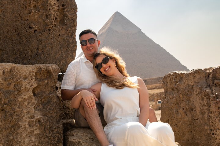 Iconic Giza Pyramids photoshoot with horse, camel, and Sphinx in Egypt, photo 33 | wizardtrip