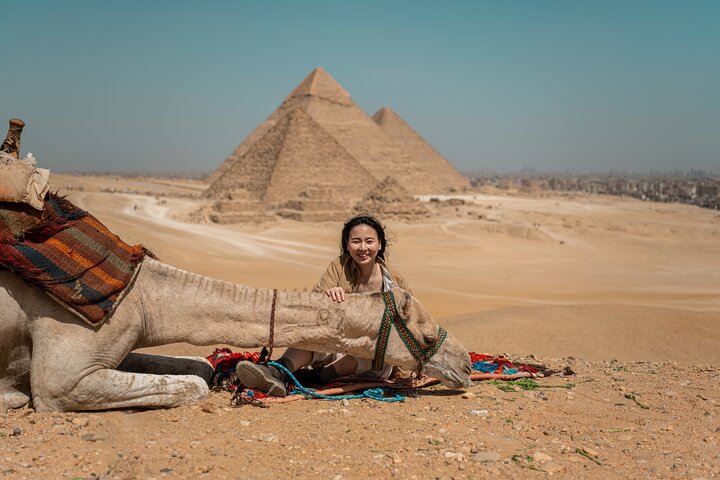 Iconic Giza Pyramids photoshoot with horse, camel, and Sphinx in Egypt, photo 34 | wizardtrip