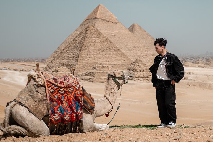 Iconic Giza Pyramids photoshoot with horse, camel, and Sphinx in Egypt, photo 35 | wizardtrip