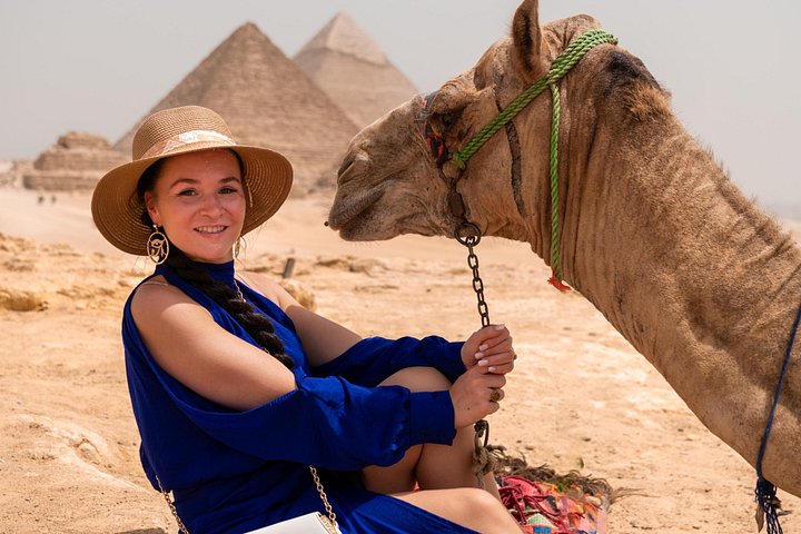 Iconic Giza Pyramids photoshoot with horse, camel, and Sphinx in Egypt, photo 39 | wizardtrip
