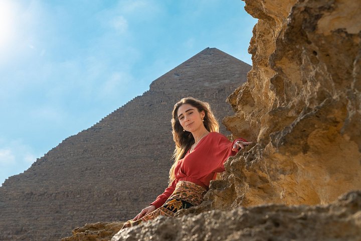 Iconic Giza Pyramids photoshoot with horse, camel, and Sphinx in Egypt, photo 47 | wizardtrip