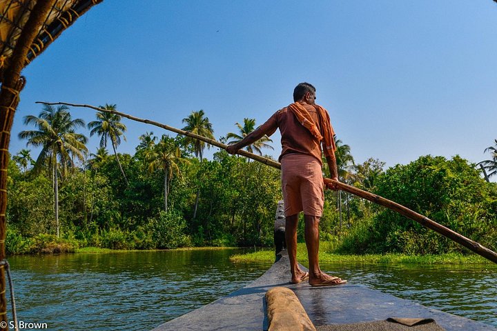 Kerala backwaters punting boat cruise with village visit and lunch in Cochin, photo 14 | wizardtrip
