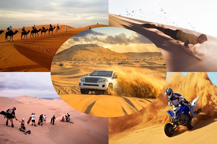 Doha Desert Safari: Sonnenuntergang, Kamelritt, Sandboarding & Binnenmeer | wizardtrip