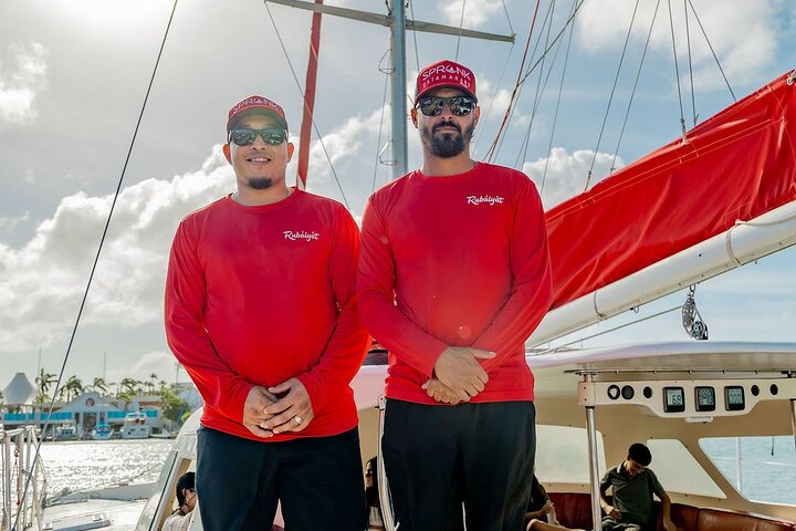 Katamaran seiling og snorkeltur på Aruba med solnedgangsutsikt og BBQ-middag, foto 11 | wizardtrip