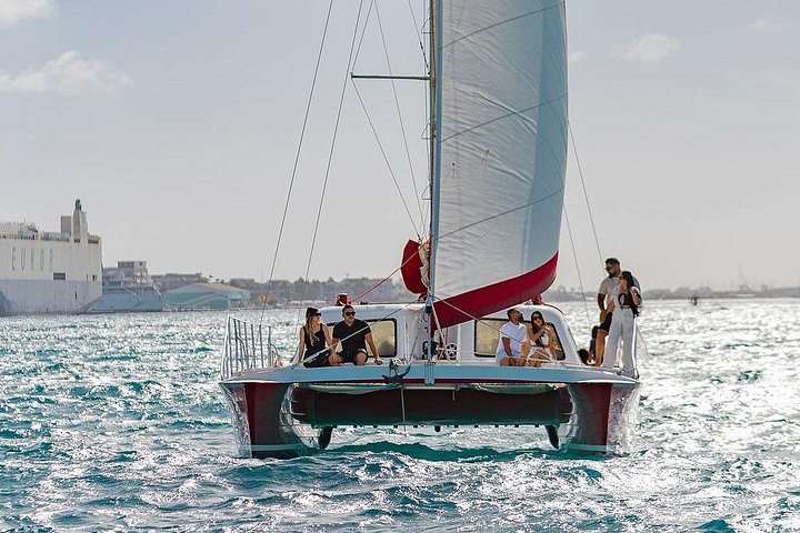 Katamaran seiling og snorkeltur på Aruba med solnedgangsutsikt og BBQ-middag, foto 16 | wizardtrip