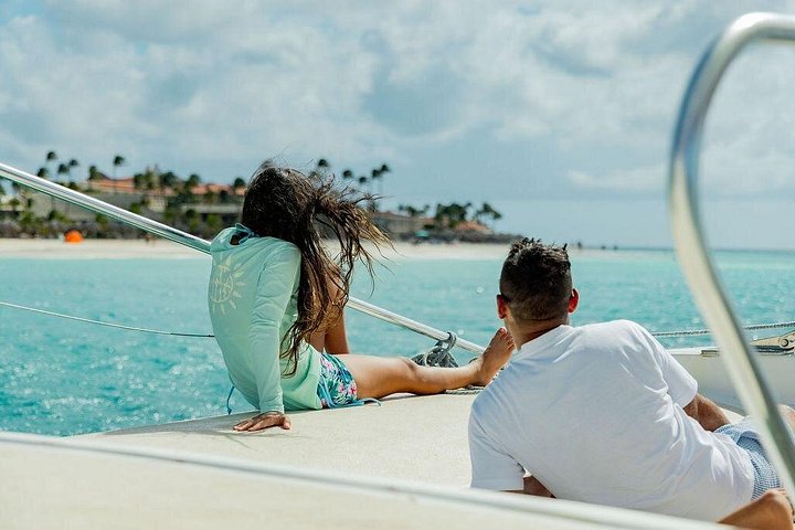 Katamaran seiling og snorkeltur på Aruba med solnedgangsutsikt og BBQ-middag, foto 24 | wizardtrip