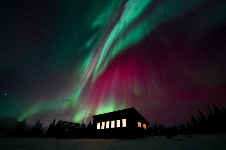 Mountaintop 360° Best Alaskan Cabin with Photography @Aurora Camp | wizardtrip