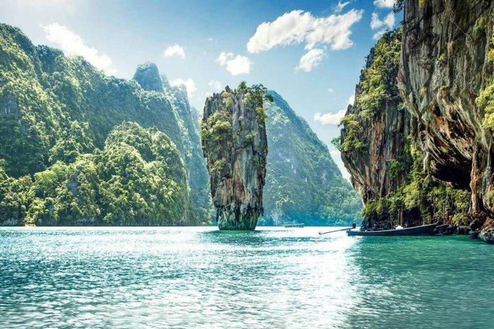 Passeio de lancha rápida na Baía de Phang Nga, Tailândia, visitando a Ilha James Bond e grutas marinhas, foto 11 | wizardtrip