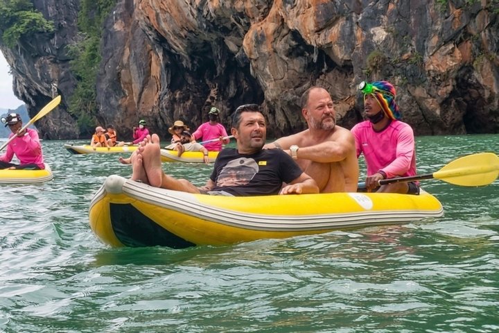 Passeio de lancha rápida na Baía de Phang Nga, Tailândia, visitando a Ilha James Bond e grutas marinhas, foto 20 | wizardtrip