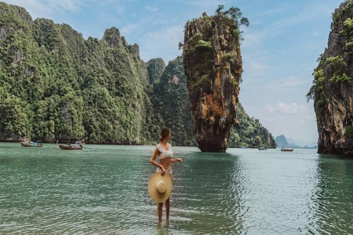 Passeio de lancha rápida na Baía de Phang Nga, Tailândia, visitando a Ilha James Bond e grutas marinhas, foto 23 | wizardtrip