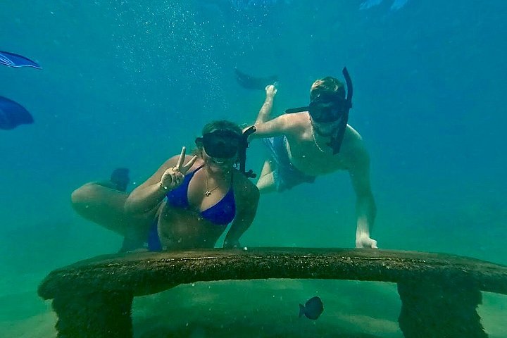 Snorkel com tartarugas marinhas e peixes tropicais nas águas cristalinas de San Juan, Porto Rico, foto 11 | wizardtrip