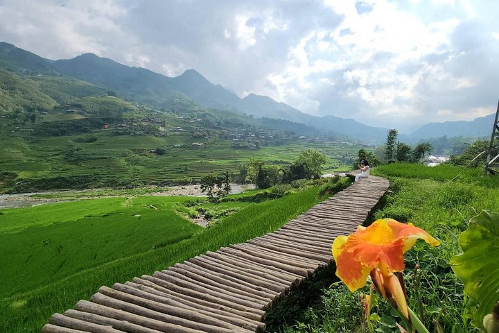 ベトナムの棚田、民族村、山の景色を特徴とする景色の良いサパのエコツアー、写真10 | wizardtrip