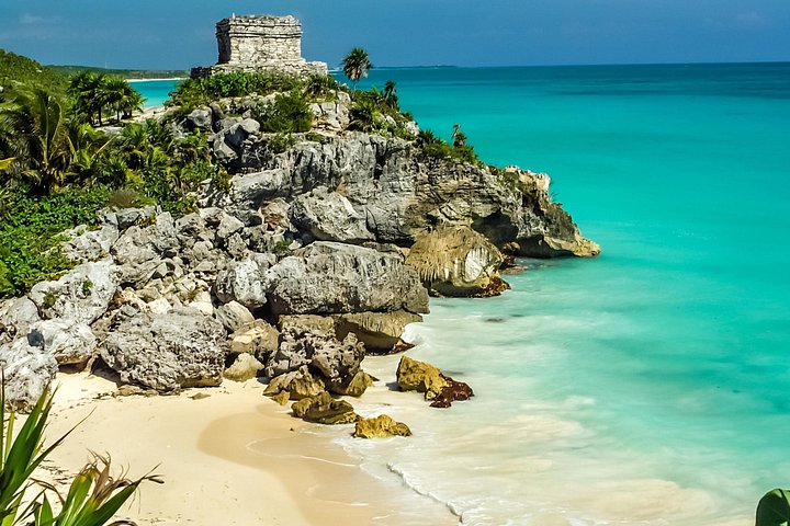 Tour met kleine groep die Coba-ruïnes, Tulum verkent en zwemt in een cenote nabij Playa del Carmen, Mexico, foto 8 | wizardtrip