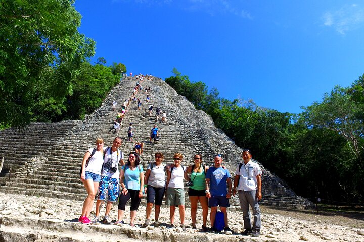 Tour met kleine groep die Coba-ruïnes, Tulum verkent en zwemt in een cenote nabij Playa del Carmen, Mexico, foto 11 | wizardtrip