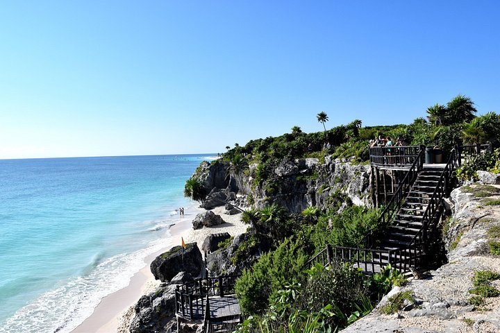 Tour met kleine groep die Coba-ruïnes, Tulum verkent en zwemt in een cenote nabij Playa del Carmen, Mexico, foto 15 | wizardtrip