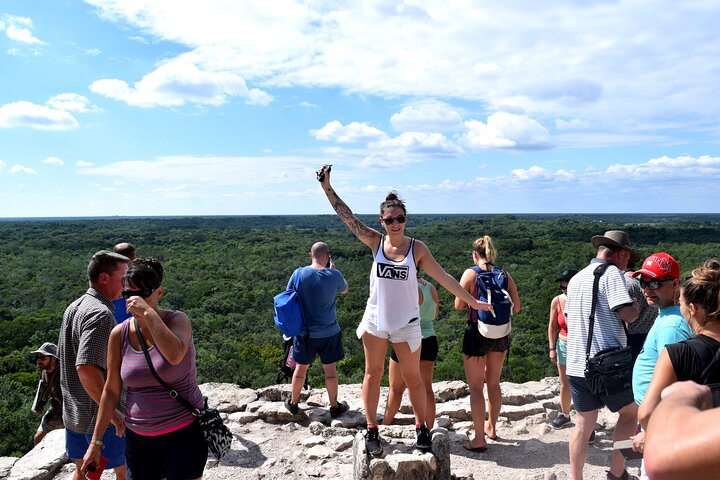 Tour met kleine groep die Coba-ruïnes, Tulum verkent en zwemt in een cenote nabij Playa del Carmen, Mexico, foto 17 | wizardtrip
