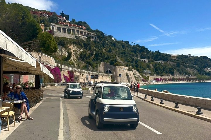 Tour Dolce Vita en Fiat Électrique sur la Côte d'Azur | wizardtrip