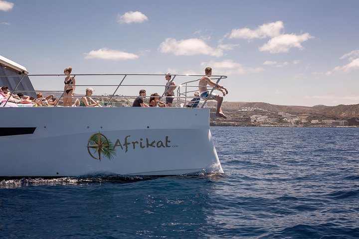 Nyt en luksuriøs katamarantur langs Gran Canarias kyst, med svømming, snorkling og forfriskninger om bord, foto 8 | wizardtrip