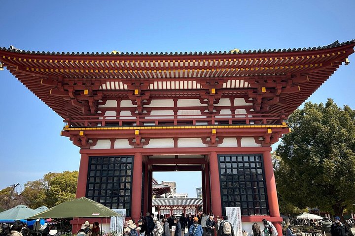 Osaka vandringstur med ikoniska landmärken som Osaka Castle och Dotonbori, lokala marknader och livliga gator, foto 23 | wizardtrip