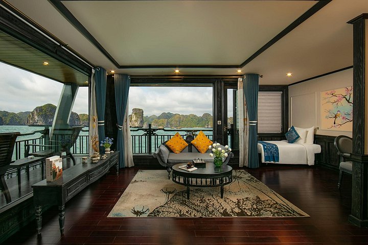 Luxe overnight cruise die de prachtige karstlandschappen van Halong Bay en Lan Ha Bay, Vietnam verkent, foto 23 | wizardtrip