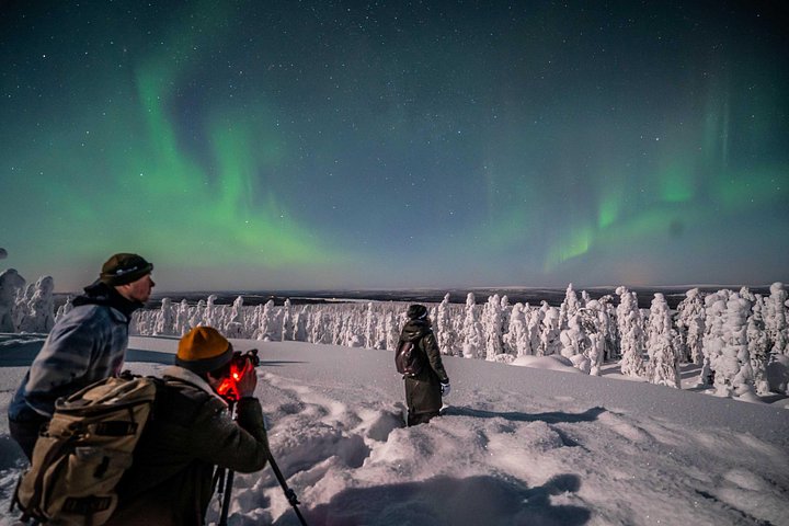 Tour fotografico di gruppo ridotto dell'aurora boreale a Rovaniemi, Finlandia, con guide esperte, foto 7 | wizardtrip