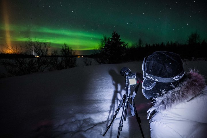 Tour fotografico di gruppo ridotto dell'aurora boreale a Rovaniemi, Finlandia, con guide esperte, foto 12 | wizardtrip