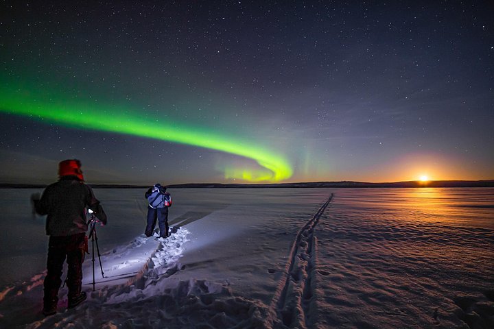 Tour fotografico di gruppo ridotto dell'aurora boreale a Rovaniemi, Finlandia, con guide esperte, foto 13 | wizardtrip