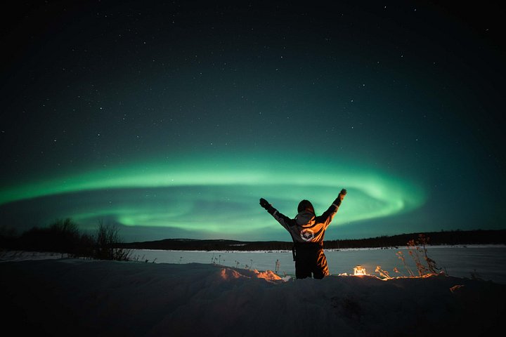 Tour fotografico di gruppo ridotto dell'aurora boreale a Rovaniemi, Finlandia, con guide esperte, foto 15 | wizardtrip