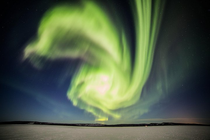 Tour fotografico di gruppo ridotto dell'aurora boreale a Rovaniemi, Finlandia, con guide esperte, foto 19 | wizardtrip
