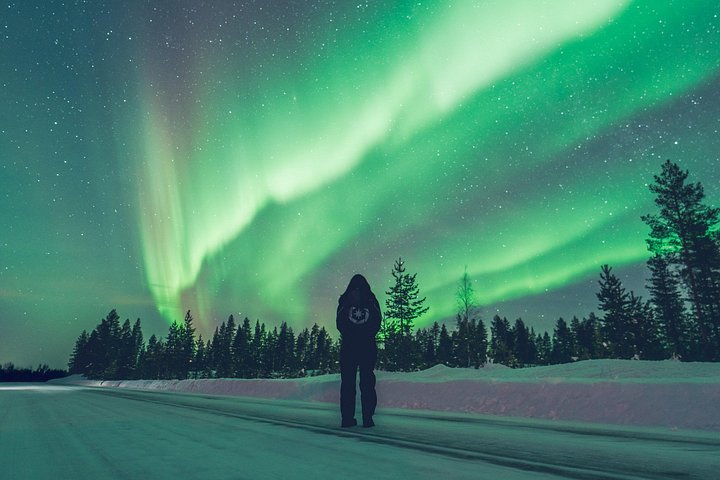 Tour fotografico di gruppo ridotto dell'aurora boreale a Rovaniemi, Finlandia, con guide esperte, foto 20 | wizardtrip
