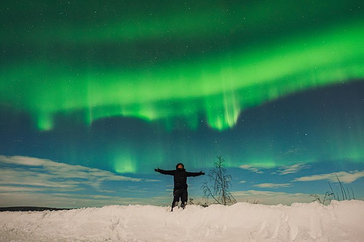 Tour fotografico di gruppo ridotto dell'aurora boreale a Rovaniemi, Finlandia, con guide esperte, foto 24 | wizardtrip