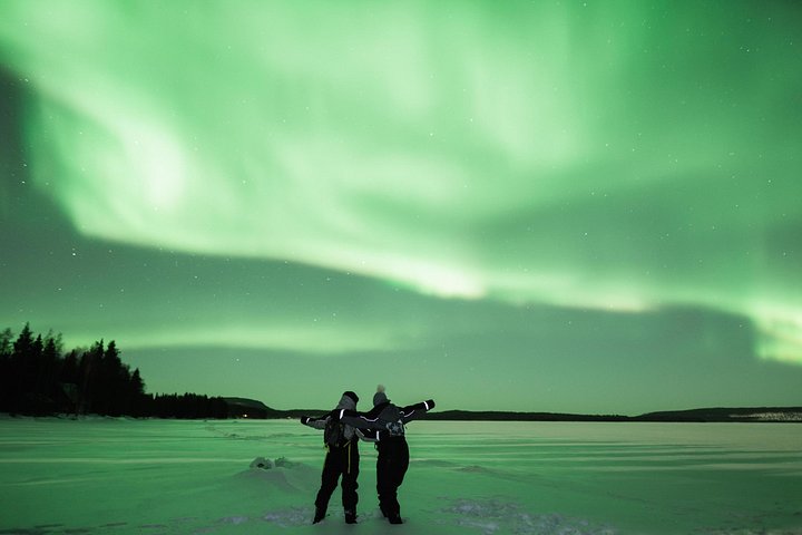 Tour fotografico di gruppo ridotto dell'aurora boreale a Rovaniemi, Finlandia, con guide esperte, foto 25 | wizardtrip