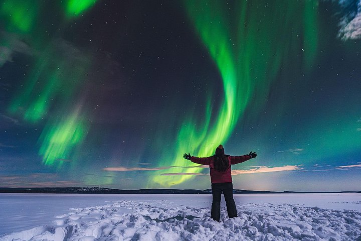 Tour fotografico di gruppo ridotto dell'aurora boreale a Rovaniemi, Finlandia, con guide esperte, foto 28 | wizardtrip