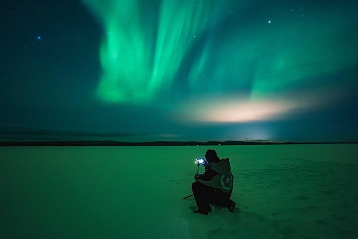 Tour fotografico di gruppo ridotto dell'aurora boreale a Rovaniemi, Finlandia, con guide esperte, foto 29 | wizardtrip