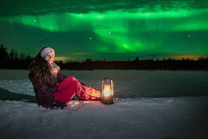 Tour fotografico di gruppo ridotto dell'aurora boreale a Rovaniemi, Finlandia, con guide esperte, foto 30 | wizardtrip