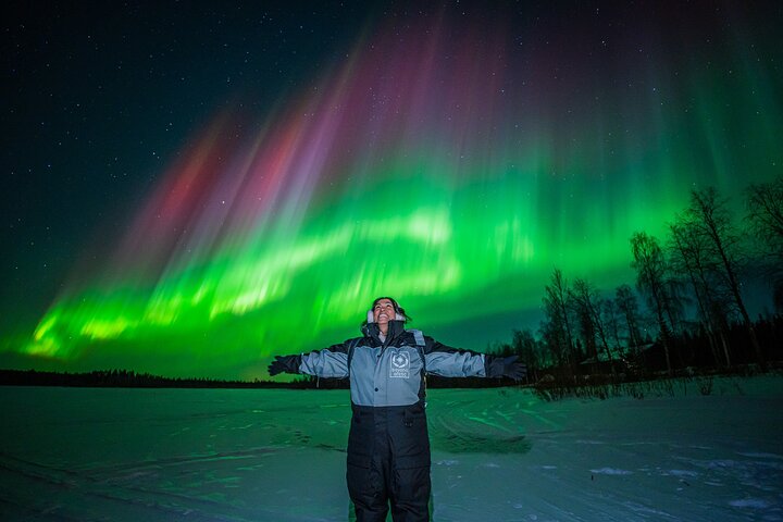 Tour fotografico di gruppo ridotto dell'aurora boreale a Rovaniemi, Finlandia, con guide esperte, foto 34 | wizardtrip