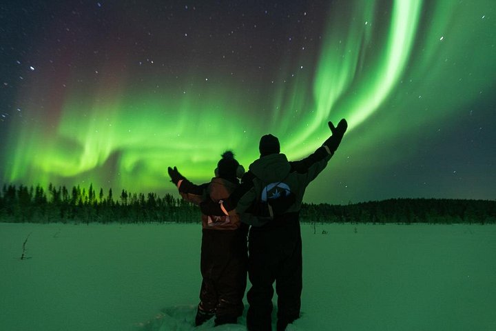 Tour fotografico di gruppo ridotto dell'aurora boreale a Rovaniemi, Finlandia, con guide esperte, foto 46 | wizardtrip