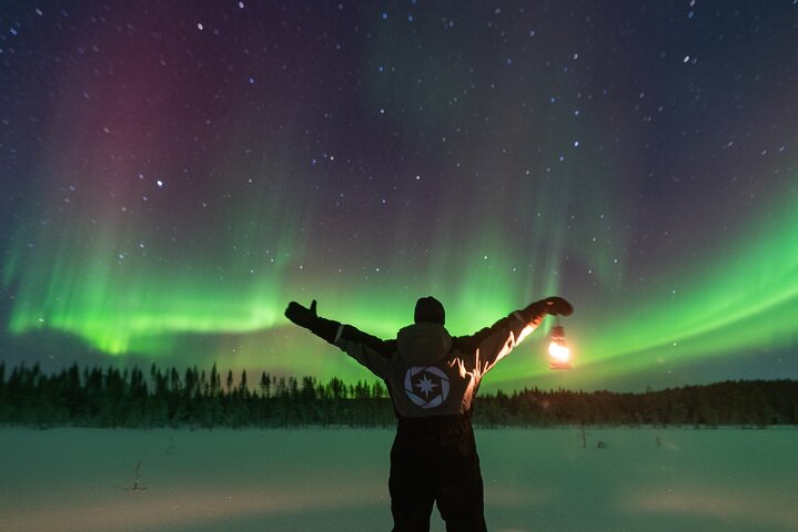Tour fotografico di gruppo ridotto dell'aurora boreale a Rovaniemi, Finlandia, con guide esperte, foto 47 | wizardtrip