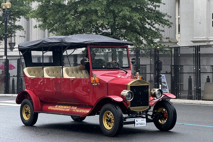 Tour dei monumenti e dei luoghi d'interesse di Washington DC in un'auto d'epoca Modello T, di giorno o di notte, foto 12 | wizardtrip