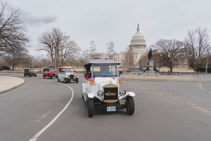 Tour dei monumenti e dei luoghi d'interesse di Washington DC in un'auto d'epoca Modello T, di giorno o di notte, foto 23 | wizardtrip