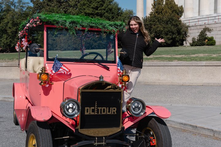Tour dei monumenti e dei luoghi d'interesse di Washington DC in un'auto d'epoca Modello T, di giorno o di notte, foto 31 | wizardtrip