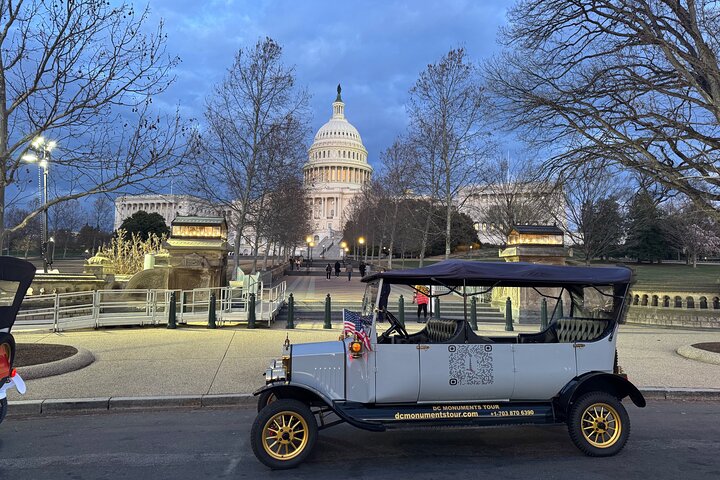 Tour dei monumenti e dei luoghi d'interesse di Washington DC in un'auto d'epoca Modello T, di giorno o di notte, foto 32 | wizardtrip