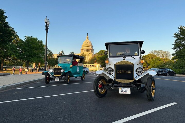Tour dei monumenti e dei luoghi d'interesse di Washington DC in un'auto d'epoca Modello T, di giorno o di notte, foto 33 | wizardtrip