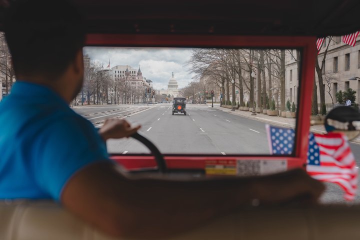 Tour dei monumenti e dei luoghi d'interesse di Washington DC in un'auto d'epoca Modello T, di giorno o di notte, foto 37 | wizardtrip