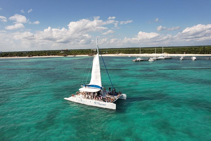 Cruzeiro de catamarã com snorkel na Riviera Maya, México, com recifes de coral e vida marinha, foto 16 | wizardtrip
