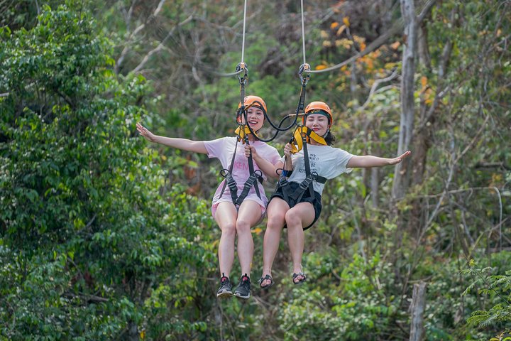 Aventure Tyrolienne dans le Parc d'Angkor Wat à Siem Reap | wizardtrip