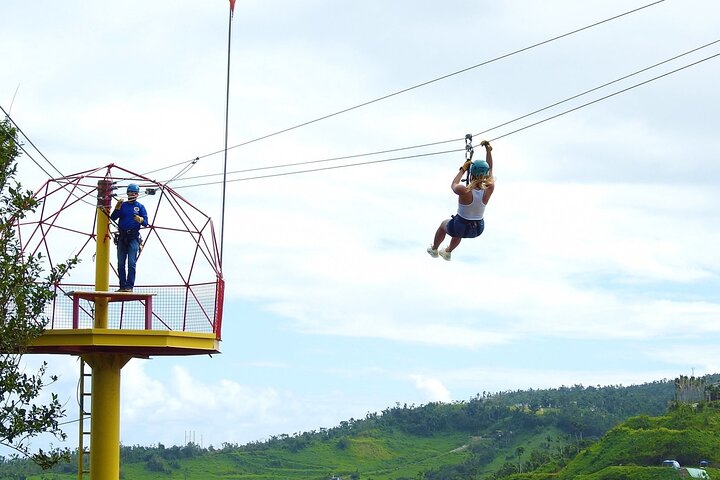 Zipline-äventyr genom den frodiga regnskogen i Puerto Rico, foto 6 | wizardtrip