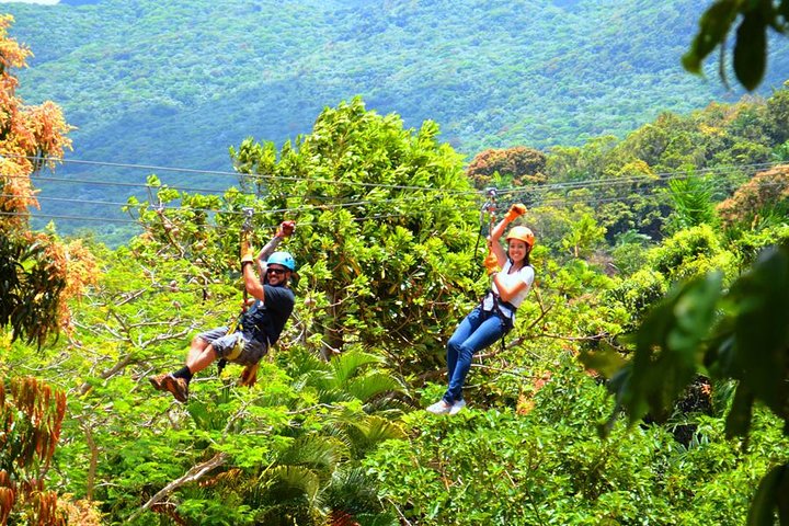 Zipline-äventyr genom den frodiga regnskogen i Puerto Rico, foto 7 | wizardtrip