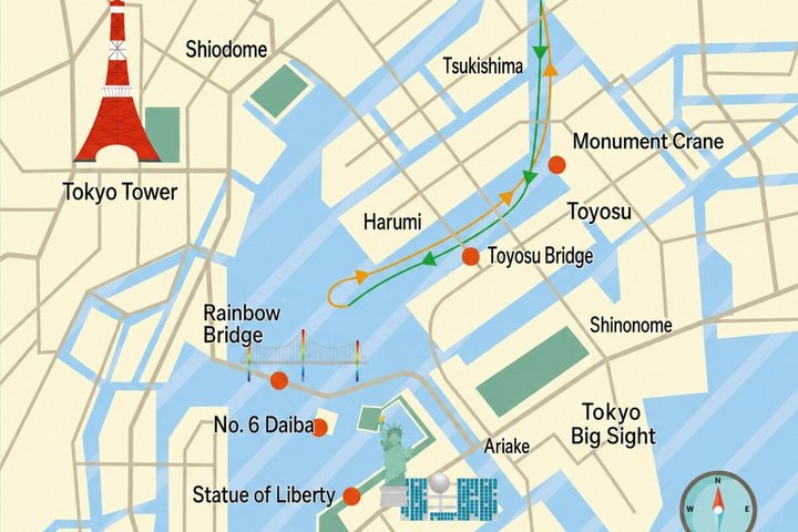 Traditional Japanese Yakatabune houseboat cruise in Tokyo Bay with city skyline views, photo 19 | wizardtrip