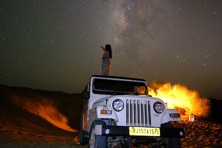 Aventura de safari de camelo noturno no Deserto de Thar, Jaisalmer, Índia, foto 10 | wizardtrip